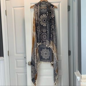 Colorful Shawl Top one Size fits most